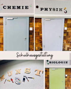 Die Kunst-AG gestaltet unser Schulhaus