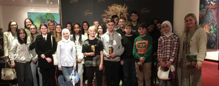 Die Schiller-Realschule beim Education-Day im Stuttgarter Musical „Tina Turner“